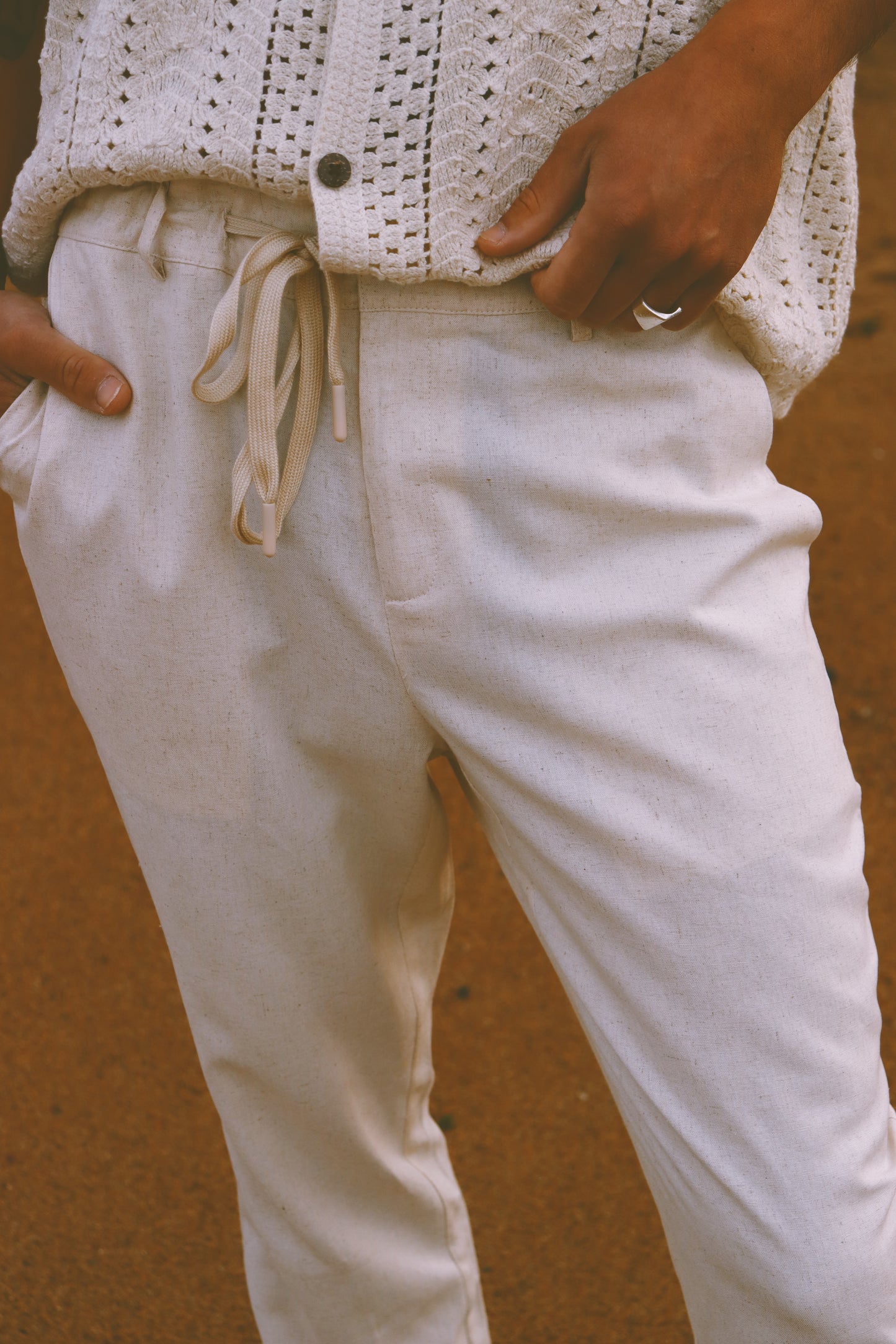 Pantalon lin