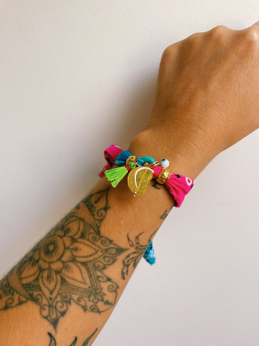 Bracelet fruit foulard bandana